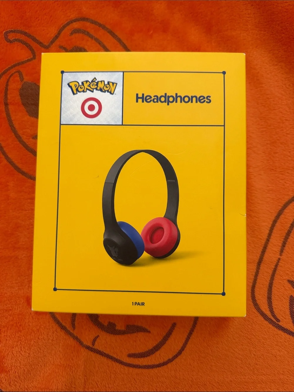 Target Pokémon Kids Headphones in Red & Blue. SEALED.